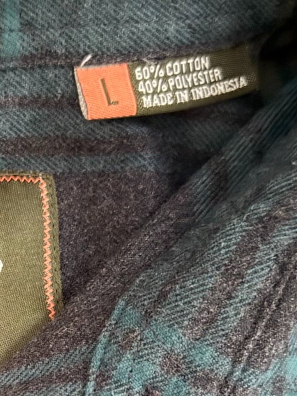 Howler Bros - Harkers Flannel Mesa Plaid: Twilight Men's Large Blue/Green - Picture 2 of 2